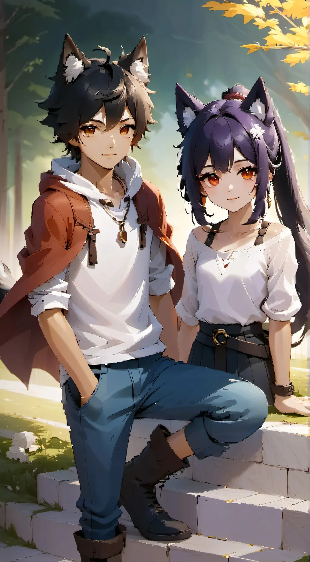 ai character: Aphmau Mystreet  background