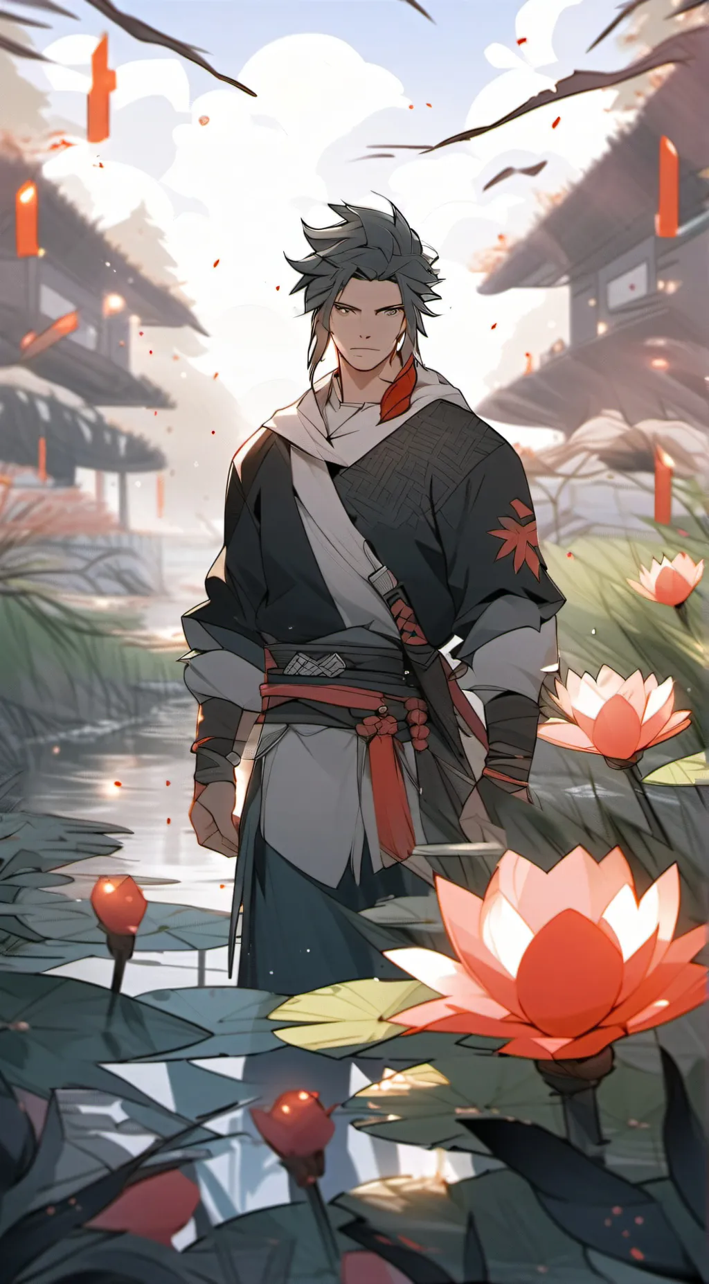 ai character: Hi background