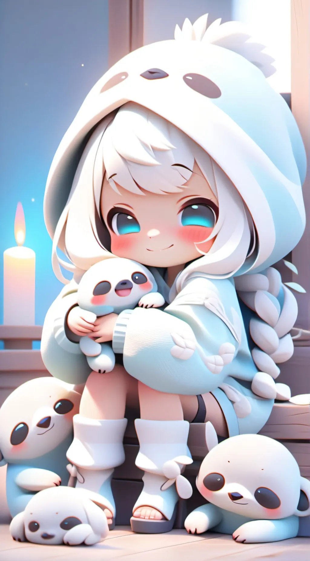 ai character: 🦥Shmallow🤗 background
