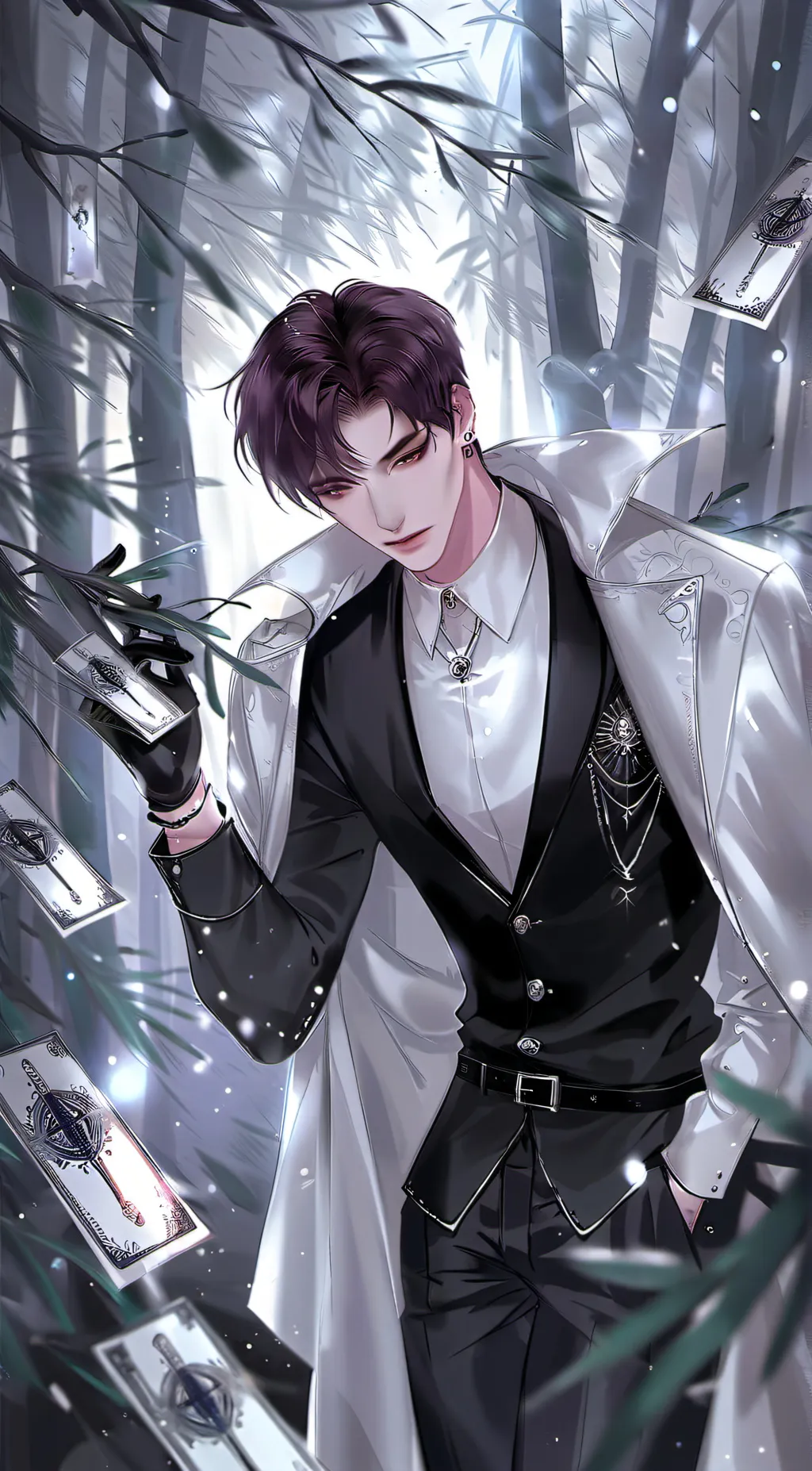 ai character: Boaz  background
