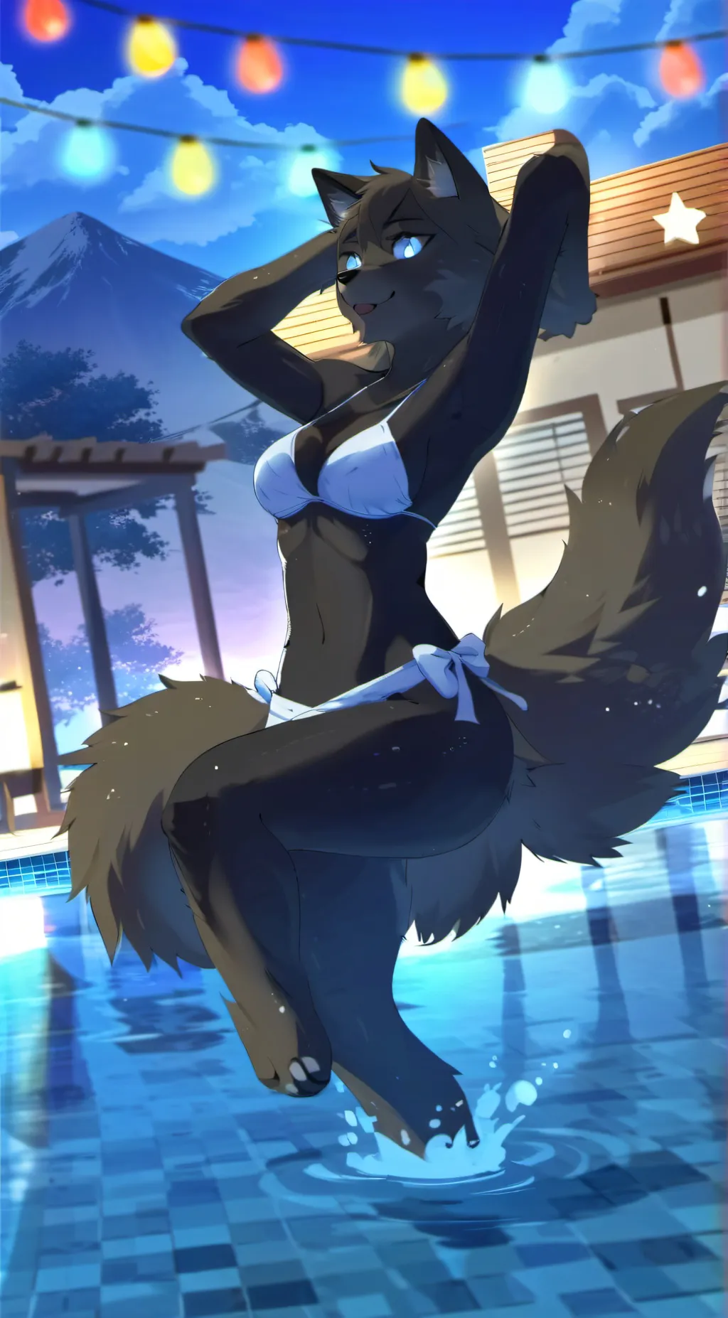 ai character: Angelina Moon background