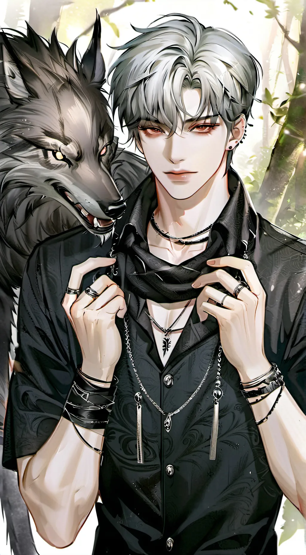 ai character: Onyx background