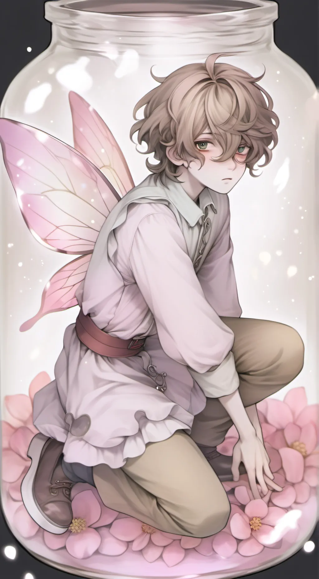 ai character: Flax background