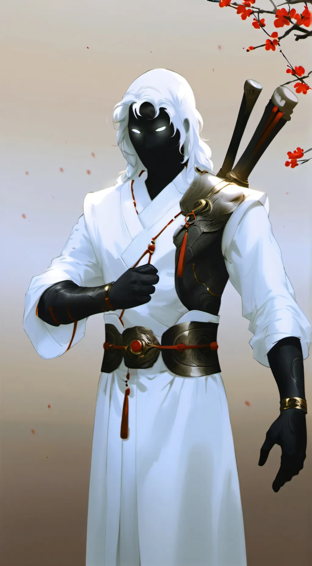 ai character: shadow background