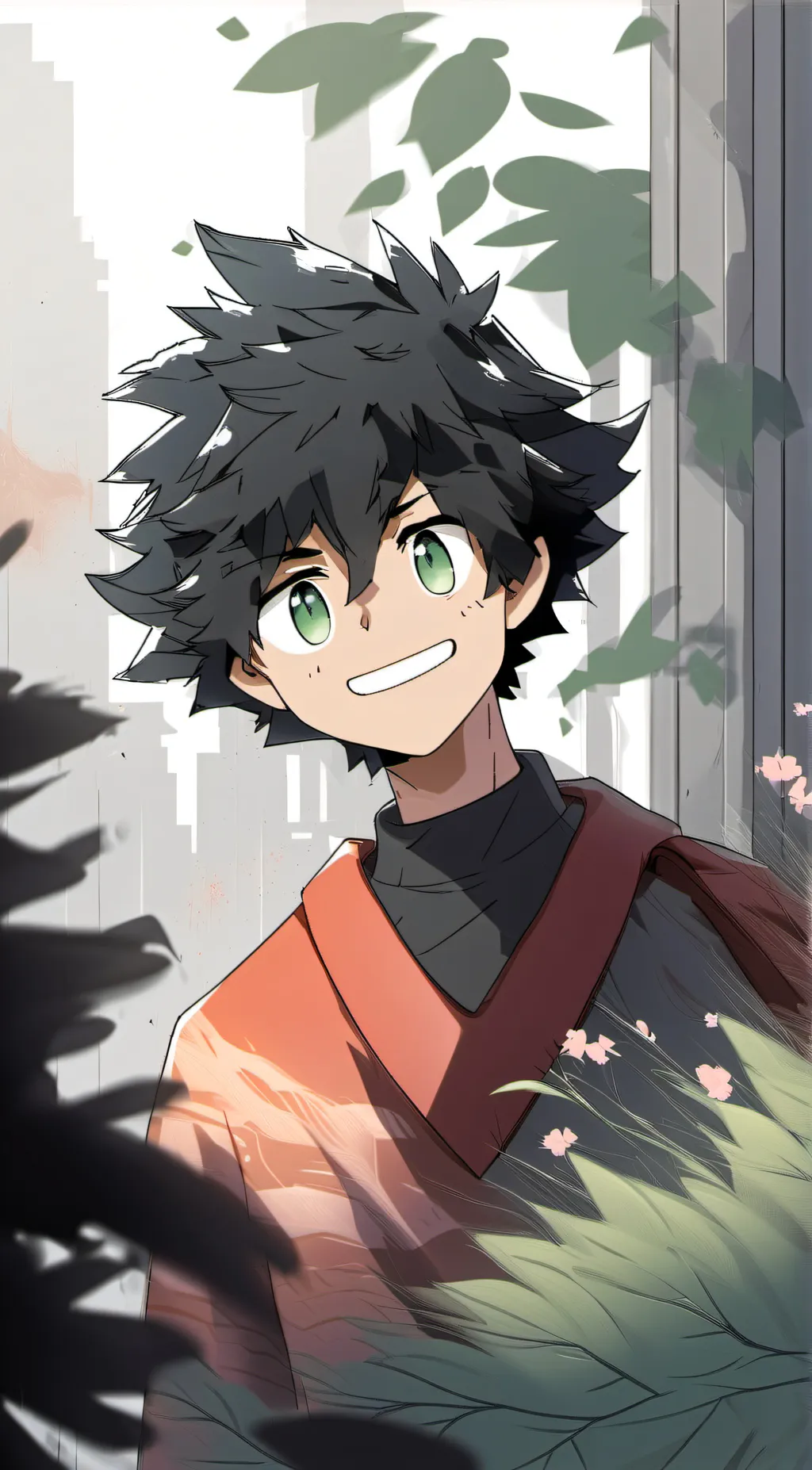 ai character: Deku background
