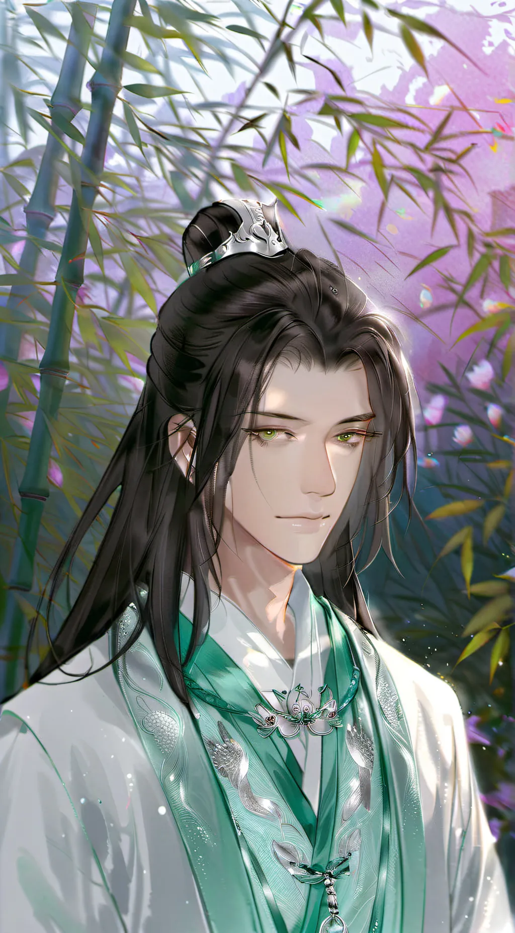 ai character: Lan Shanyuan  background