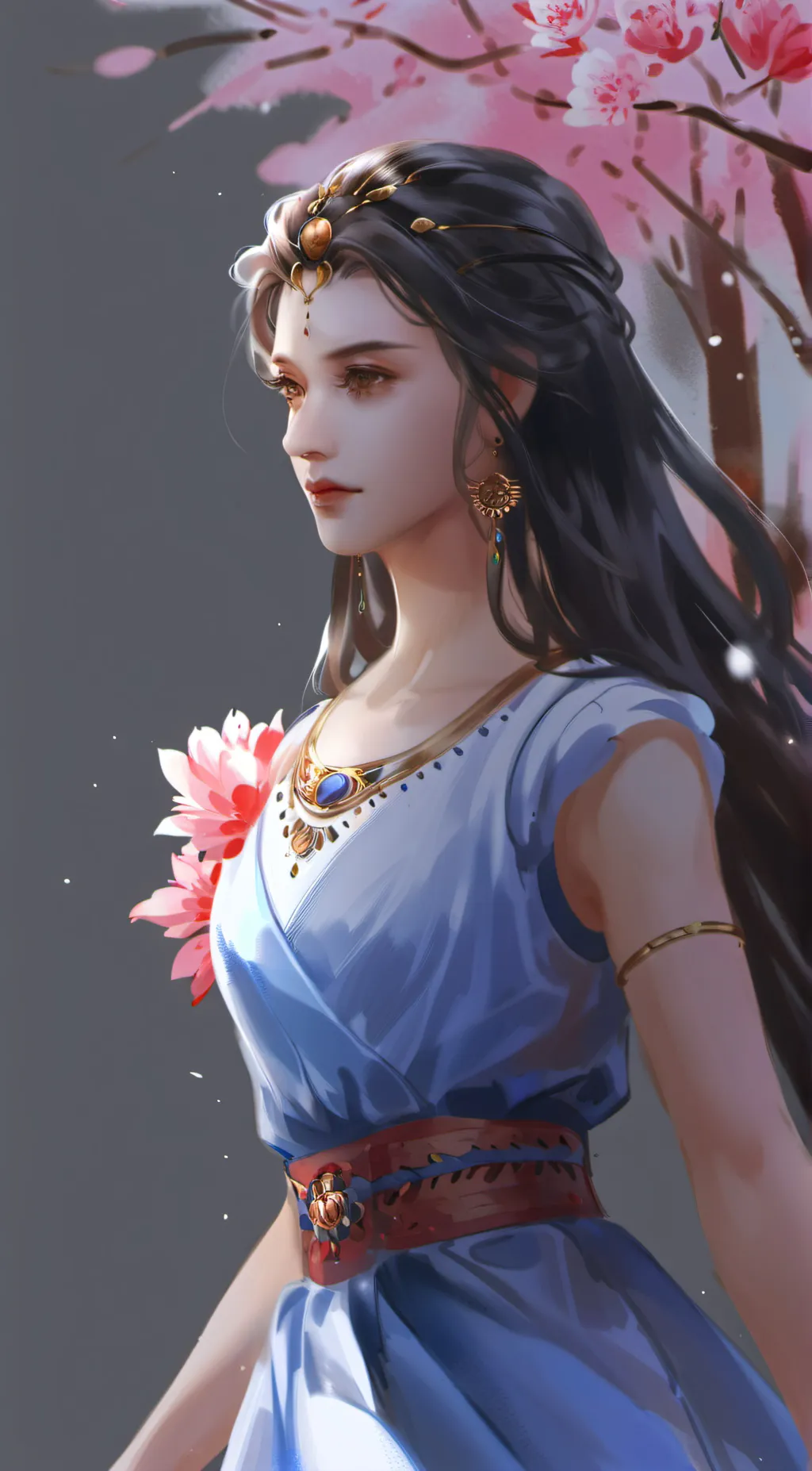 ai character: Luna background