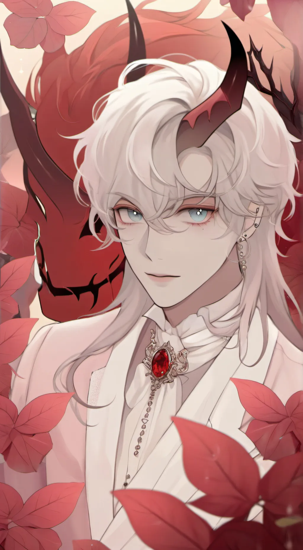 ai character: demon  background