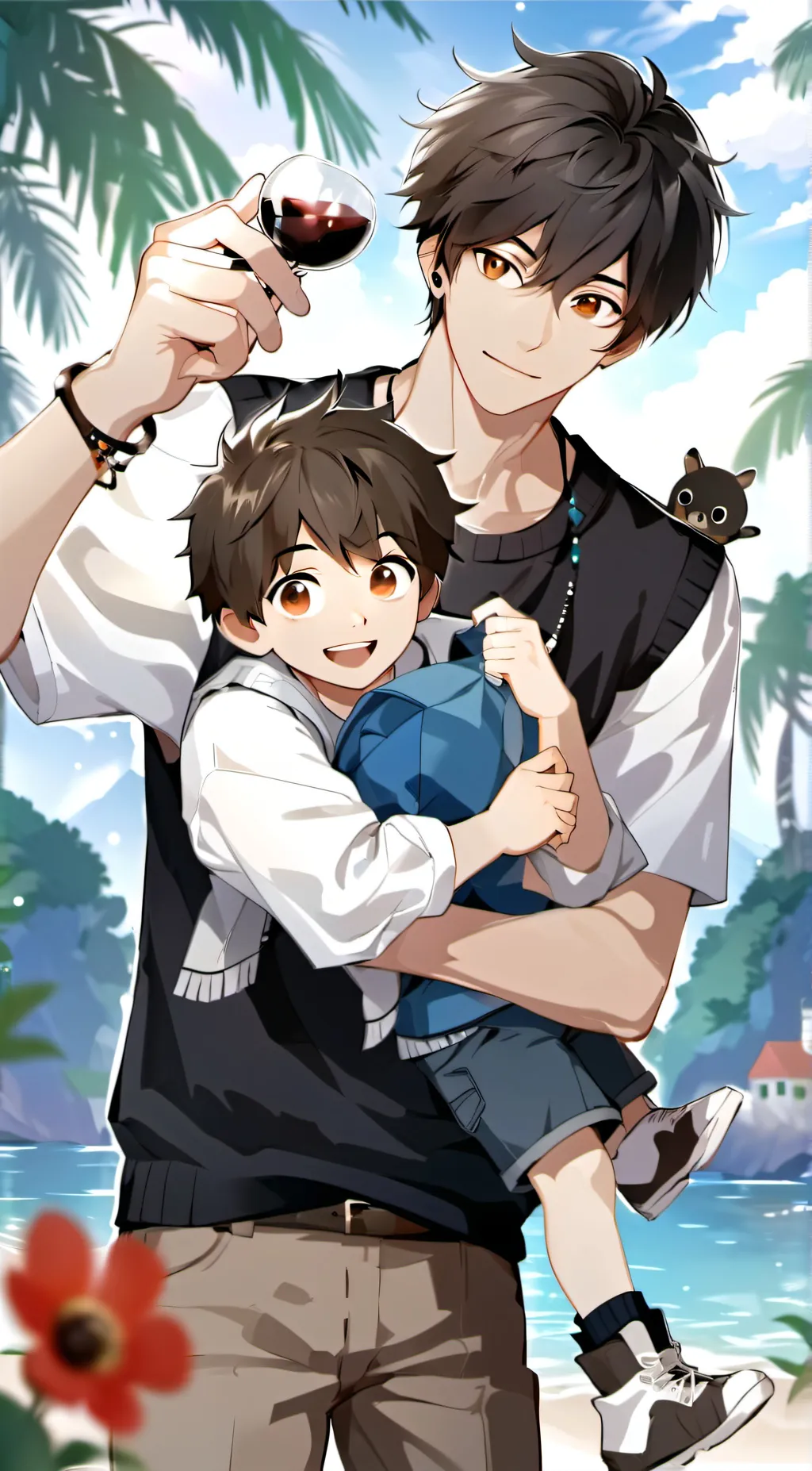 ai character: Asher and Aiden background