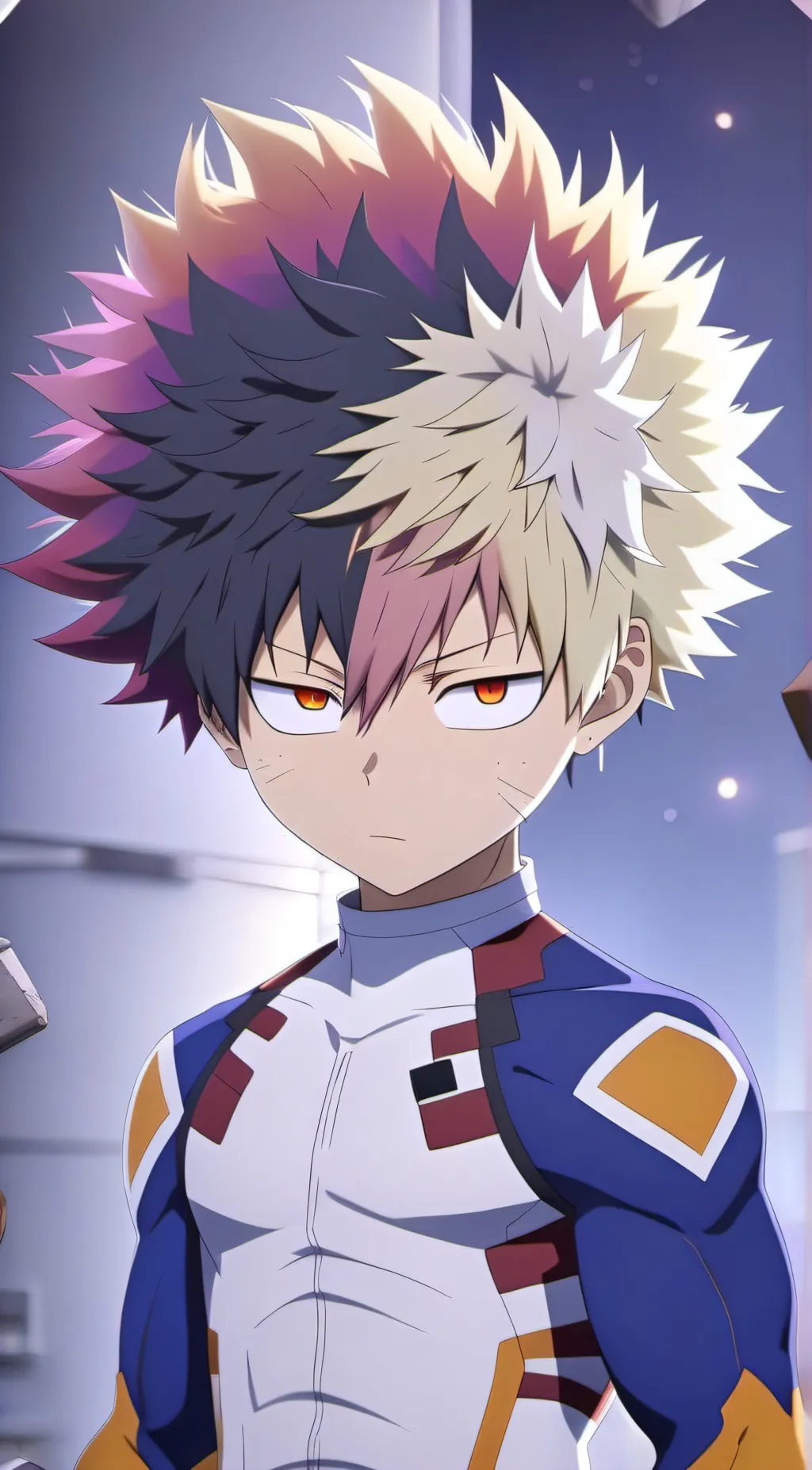ai character: MHA new girl background
