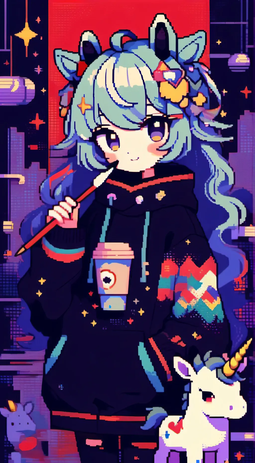ai character: Craftycorn(Human) background