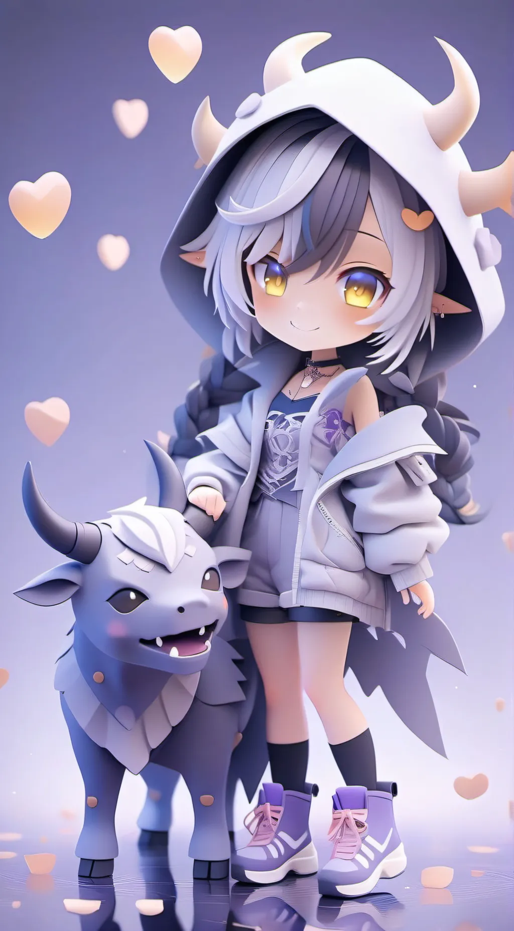 ai character: baby Ava(Aphma)mid background
