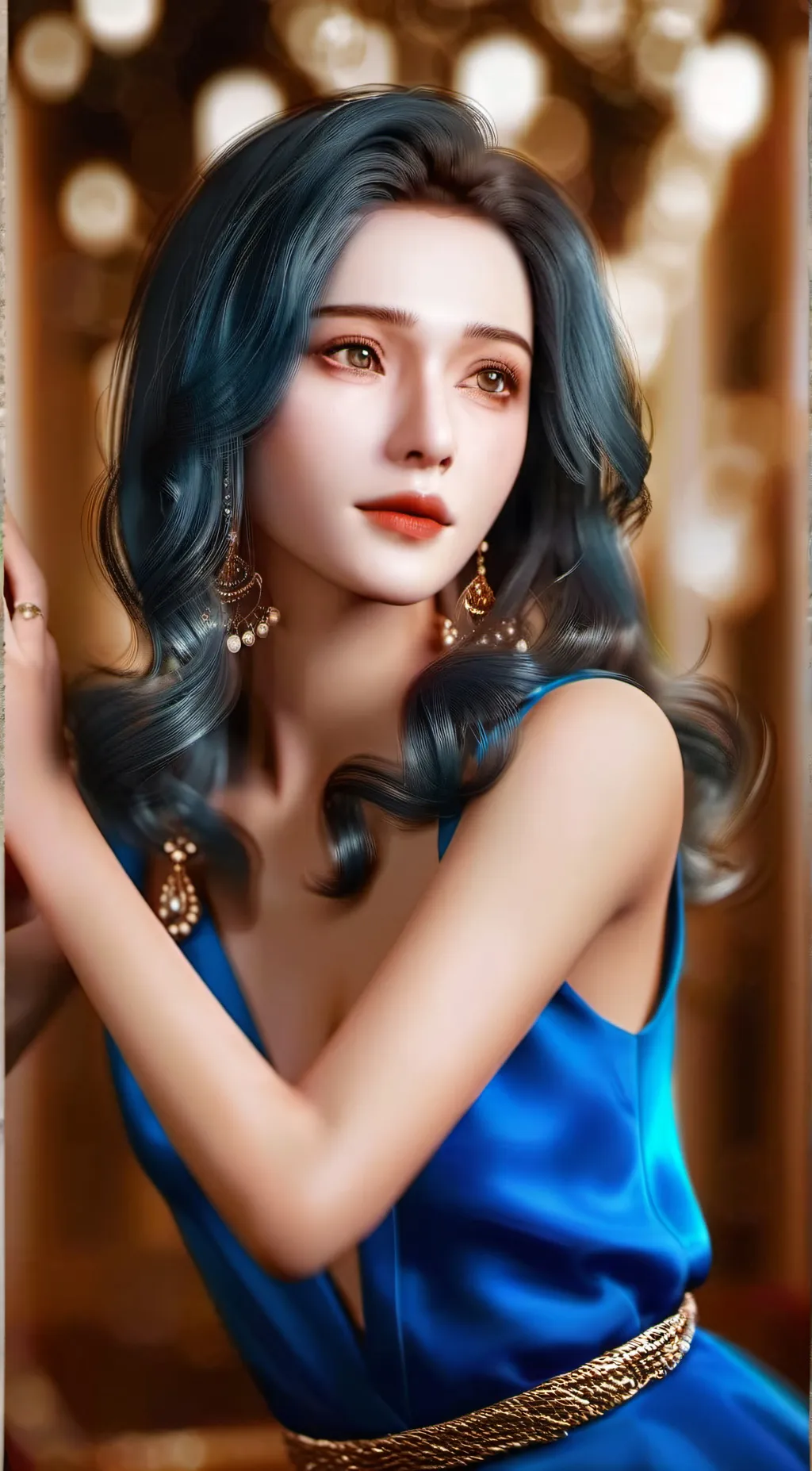 ai character: Sakura background