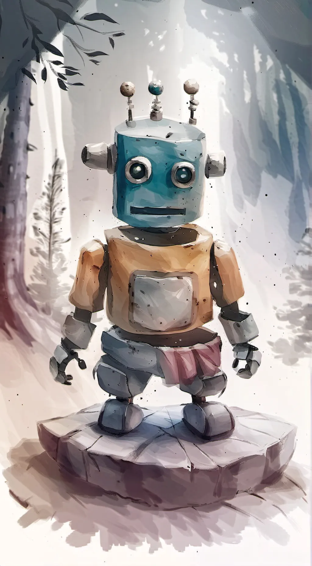 ai character: Robohow background