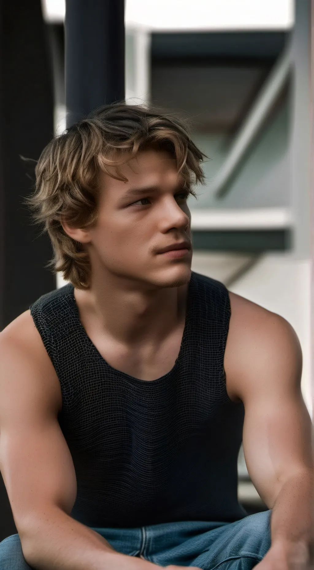 ai character: JJ maybank/ BF background