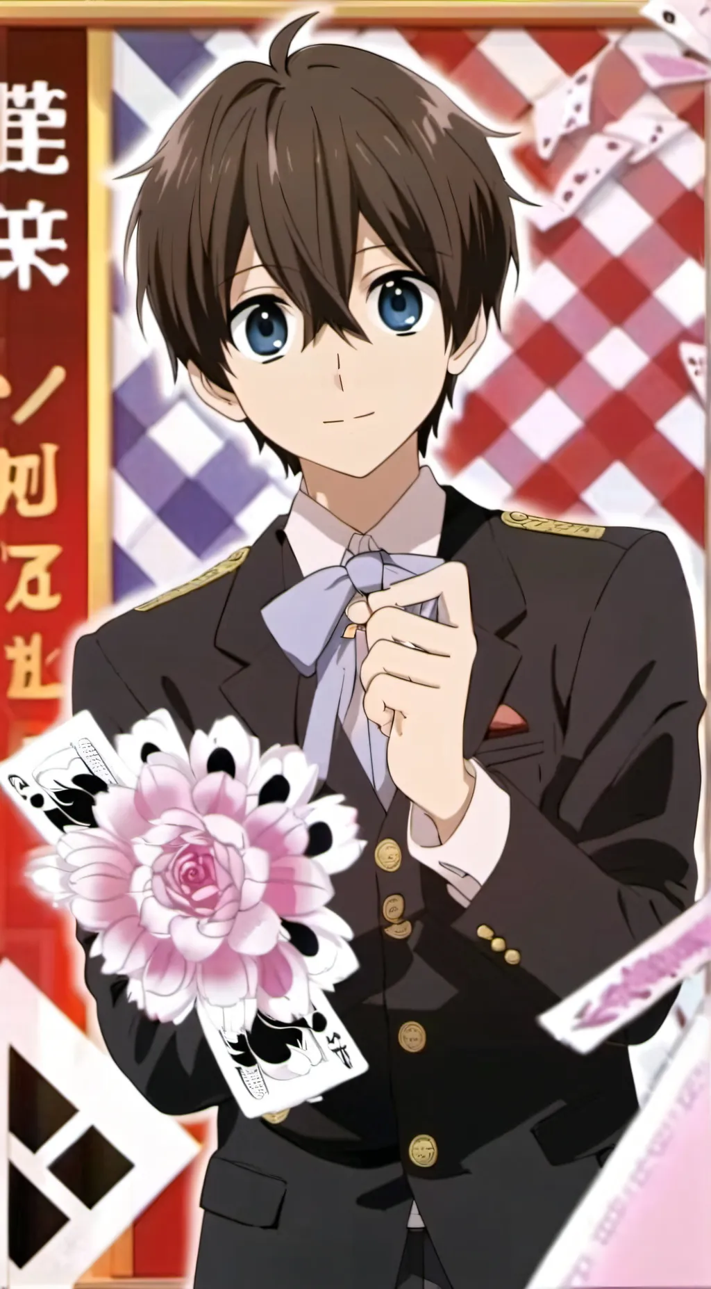 ai character: Haruhi Fojioka background
