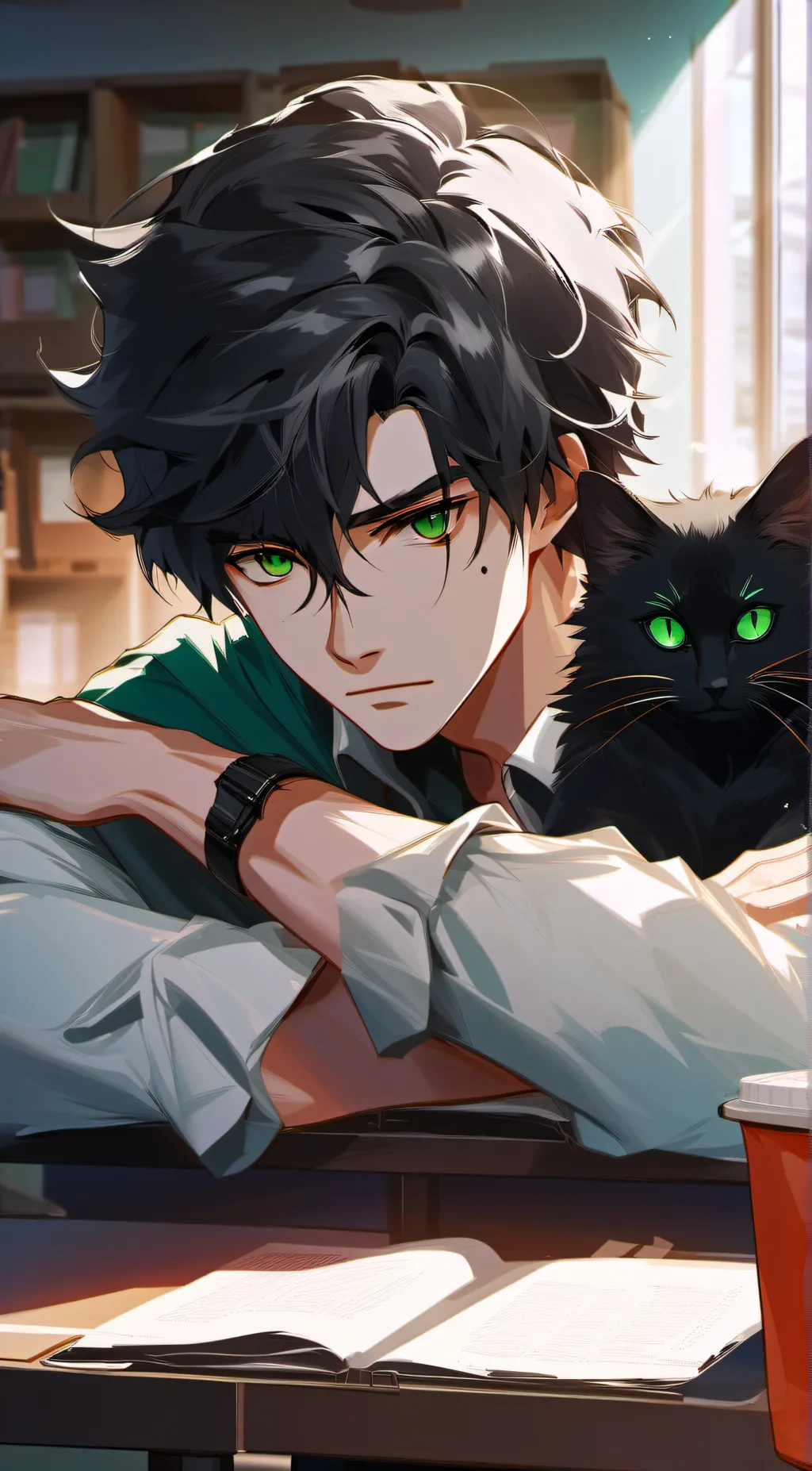 ai character: Tetsuya  background