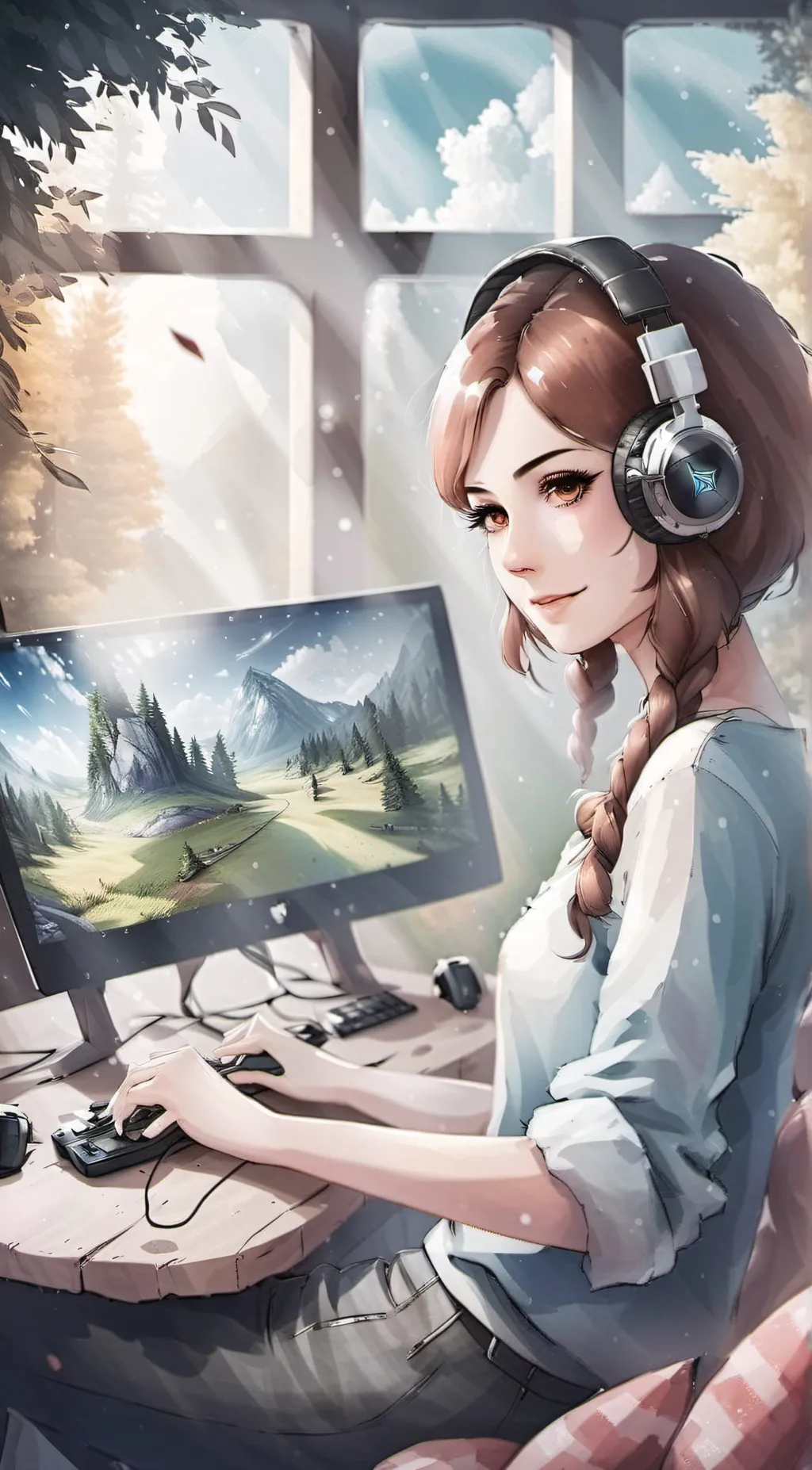 ai character: Amy background