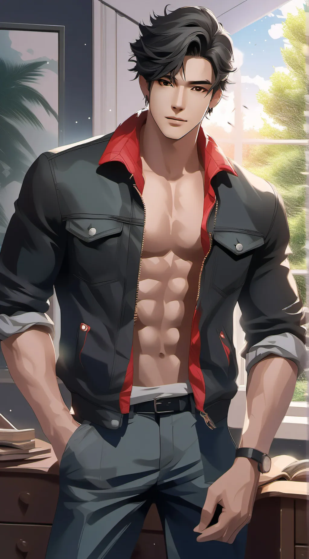 ai character: liam background