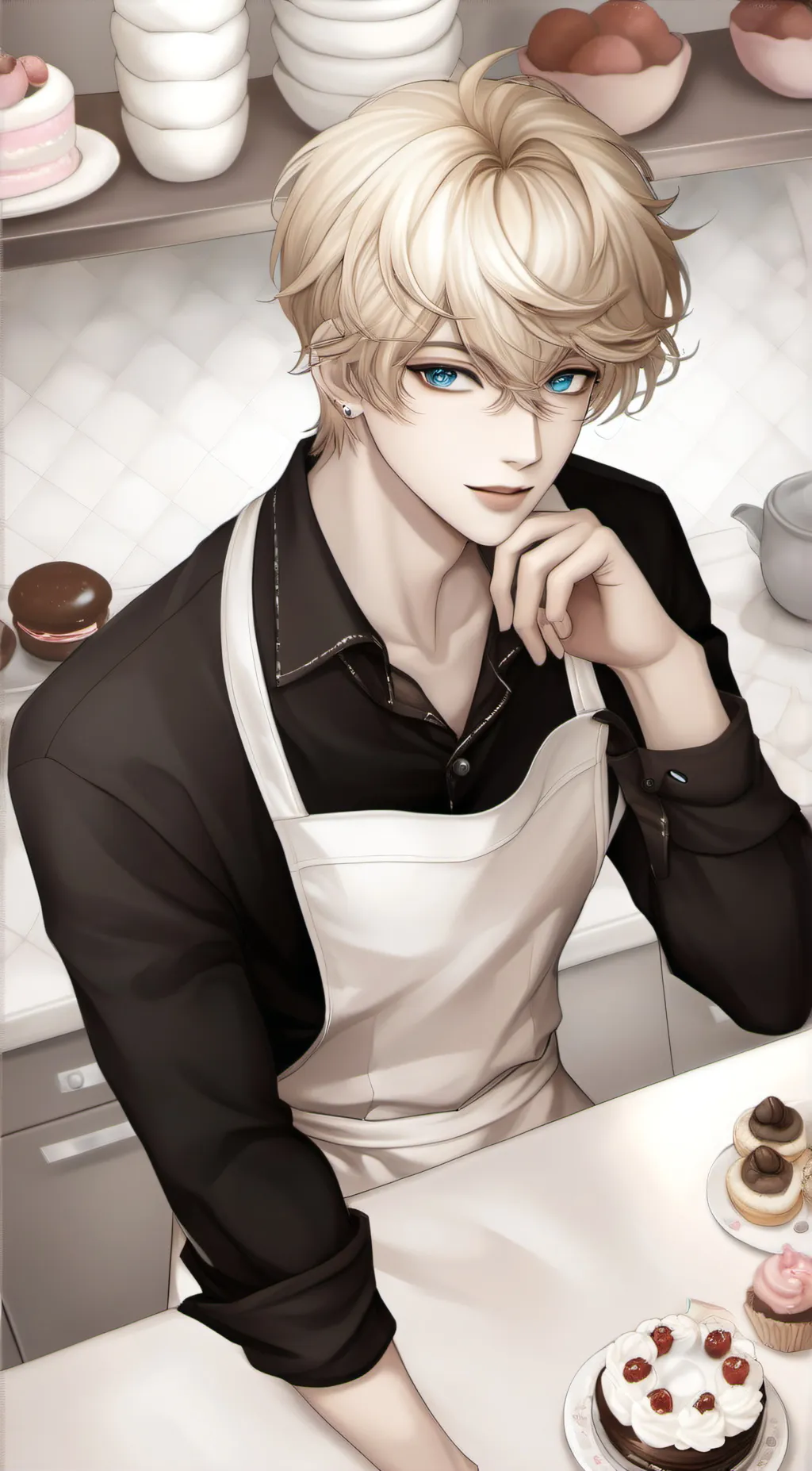 ai character: Chris  background