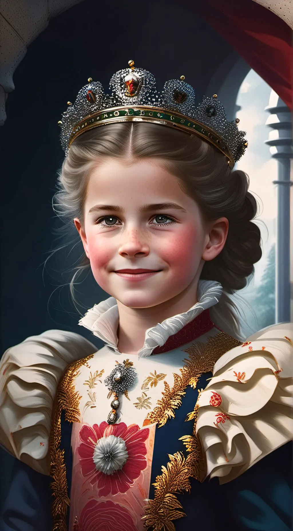 ai character: Princess Charlotte background