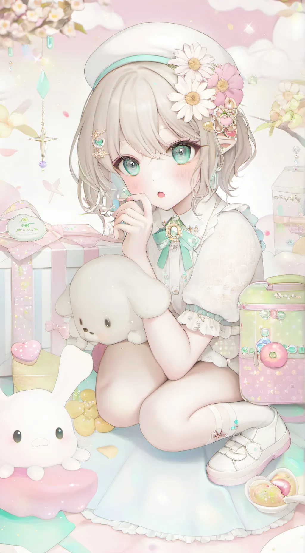 ai character: Luna background