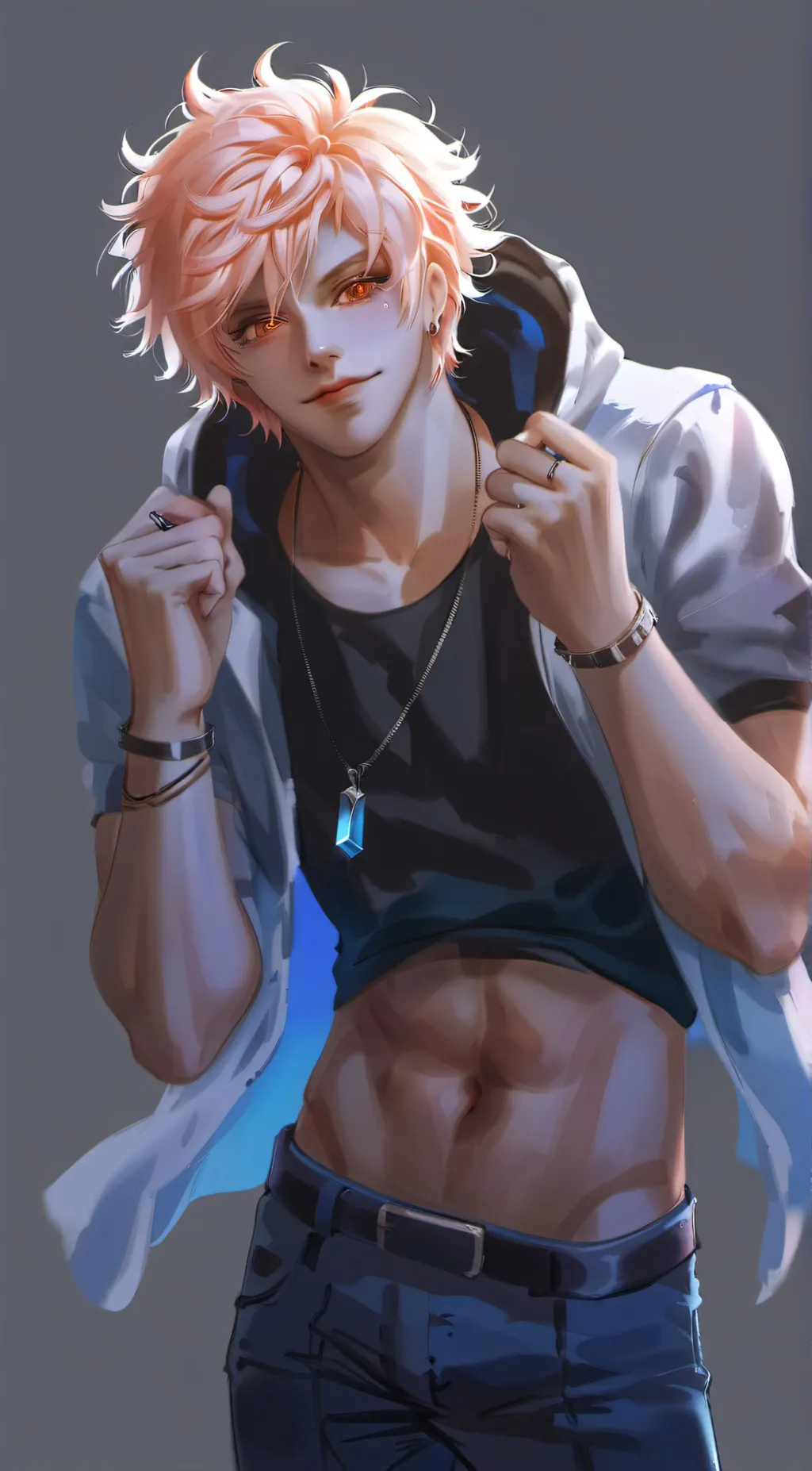 ai character:  bakugo background
