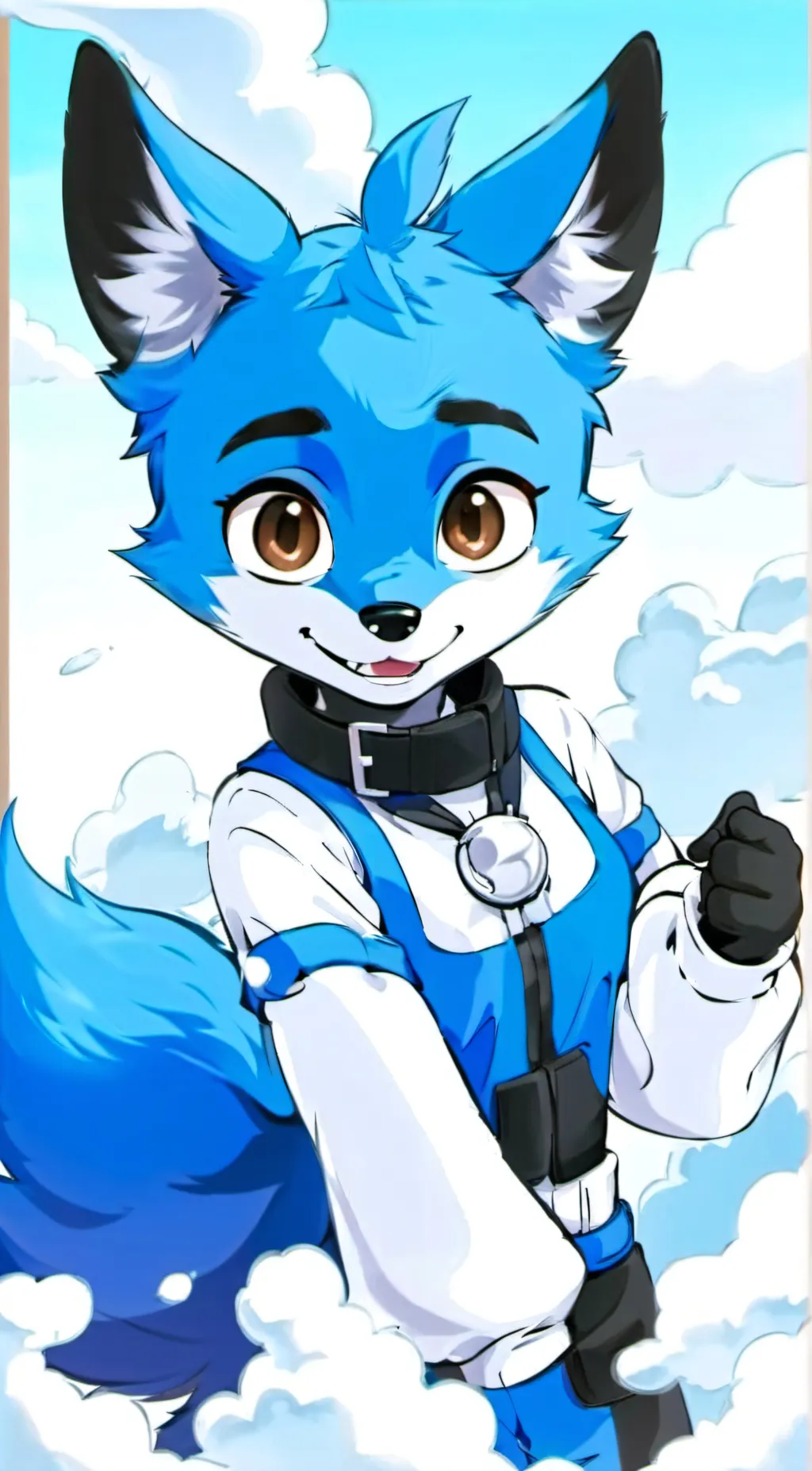ai character: Fluffy background