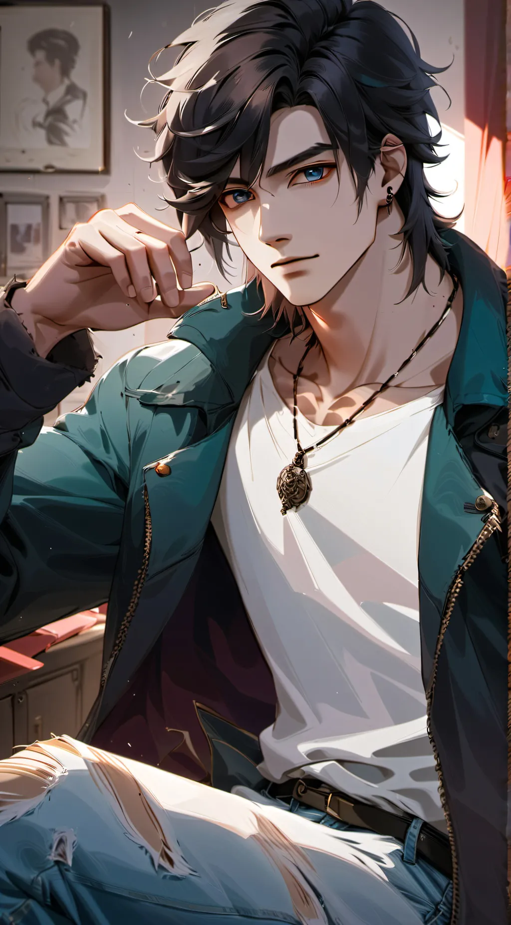 ai character: Jackson  background