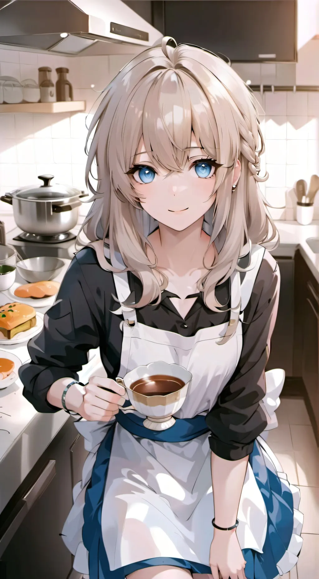 ai character: Magnolia background