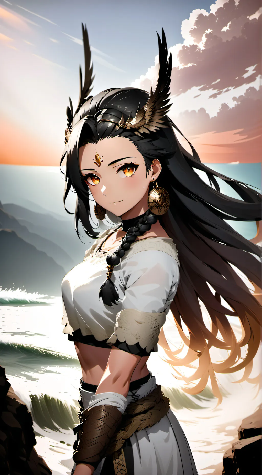 ai character: Rayna background