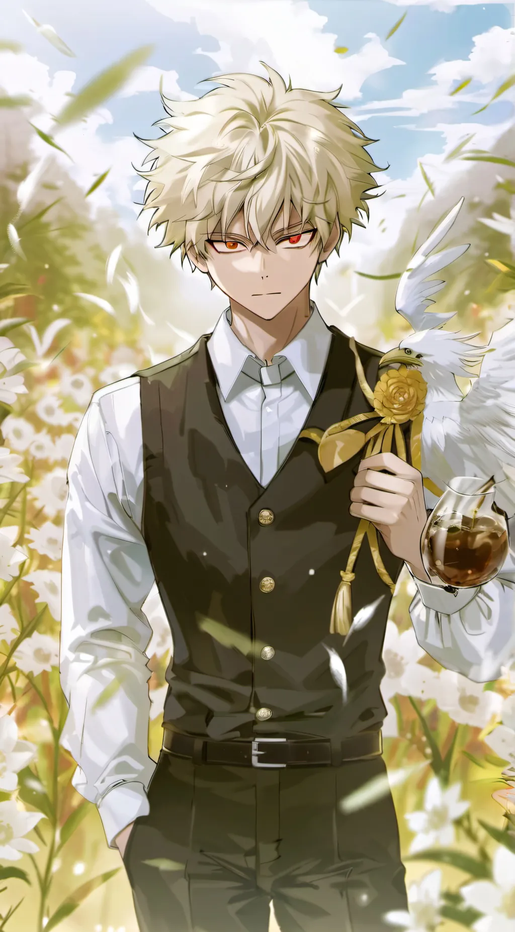ai character: 💥Bakugo + Y/n💥 background