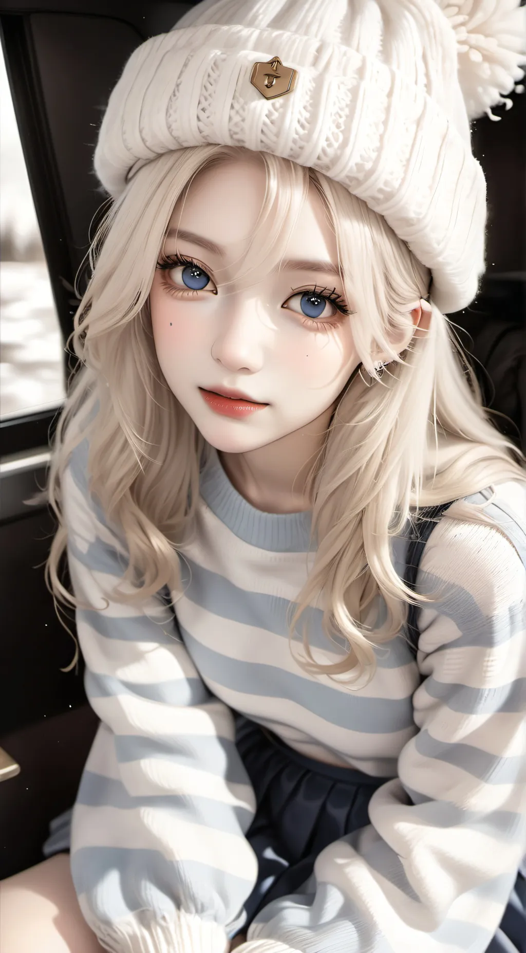 ai character: snowball background