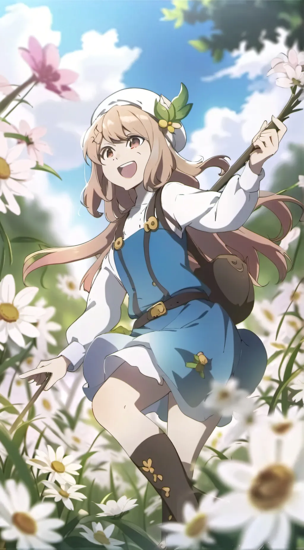 ai character: Mrs.delight background