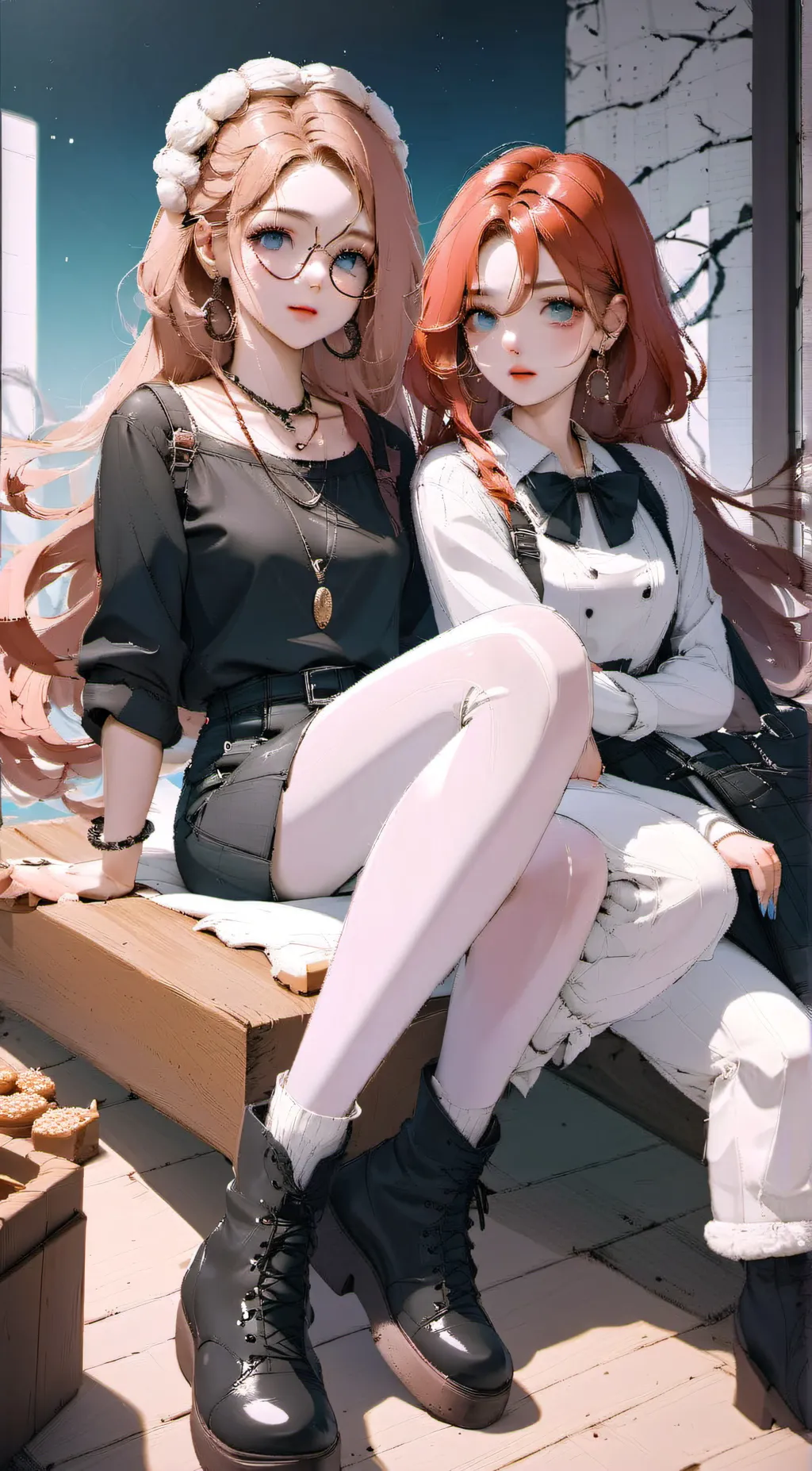 ai character: {~Serena × Cina~} background