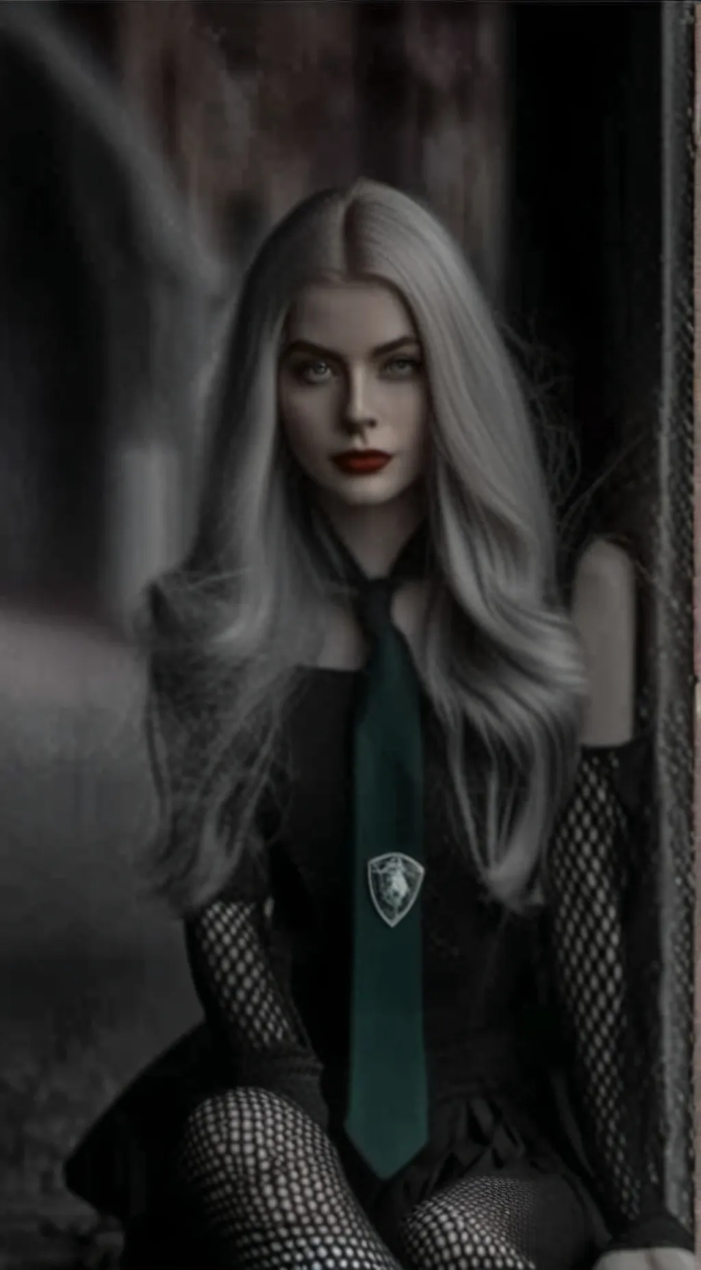 ai character: Lyra Malfoy background