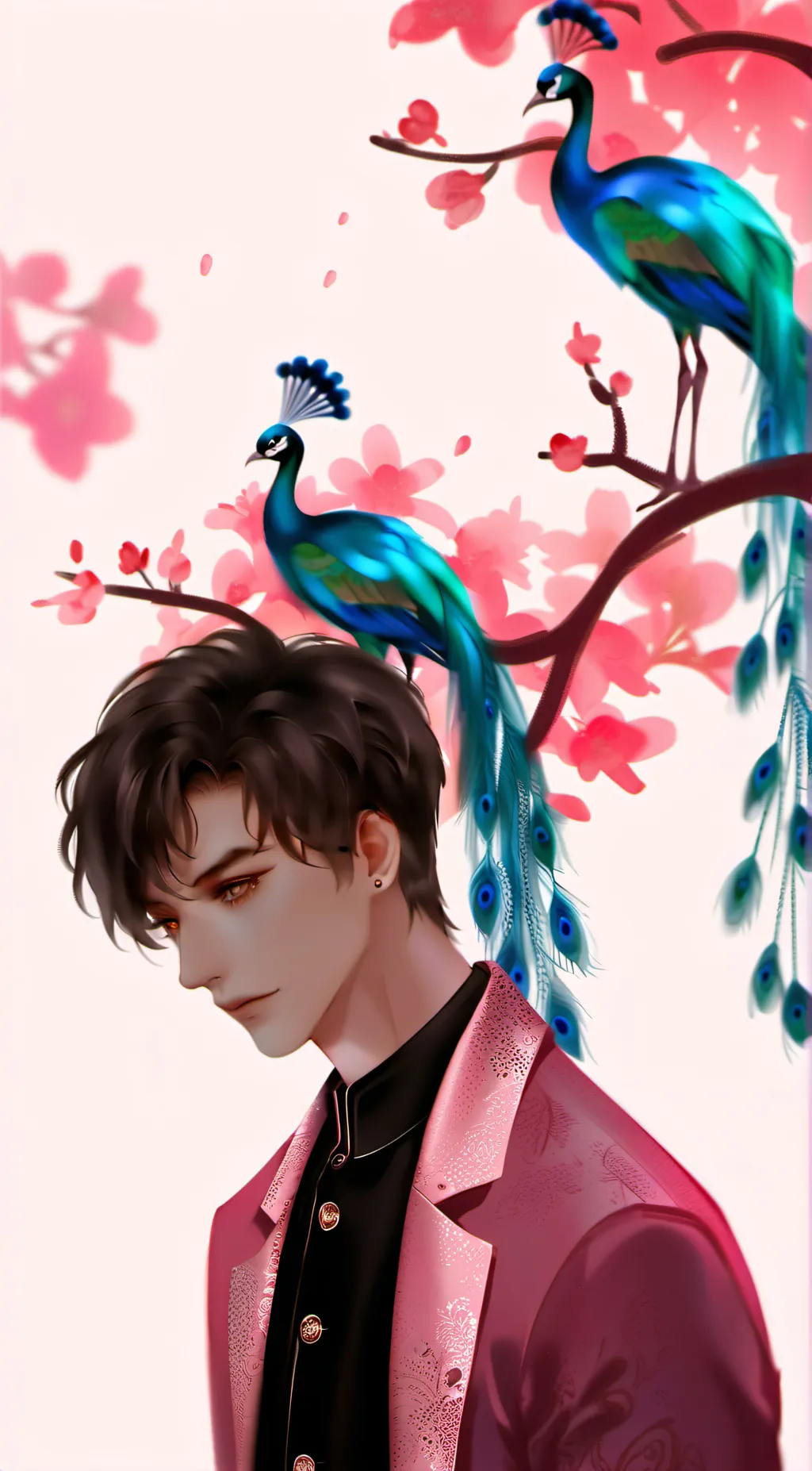 ai character: valentino  background