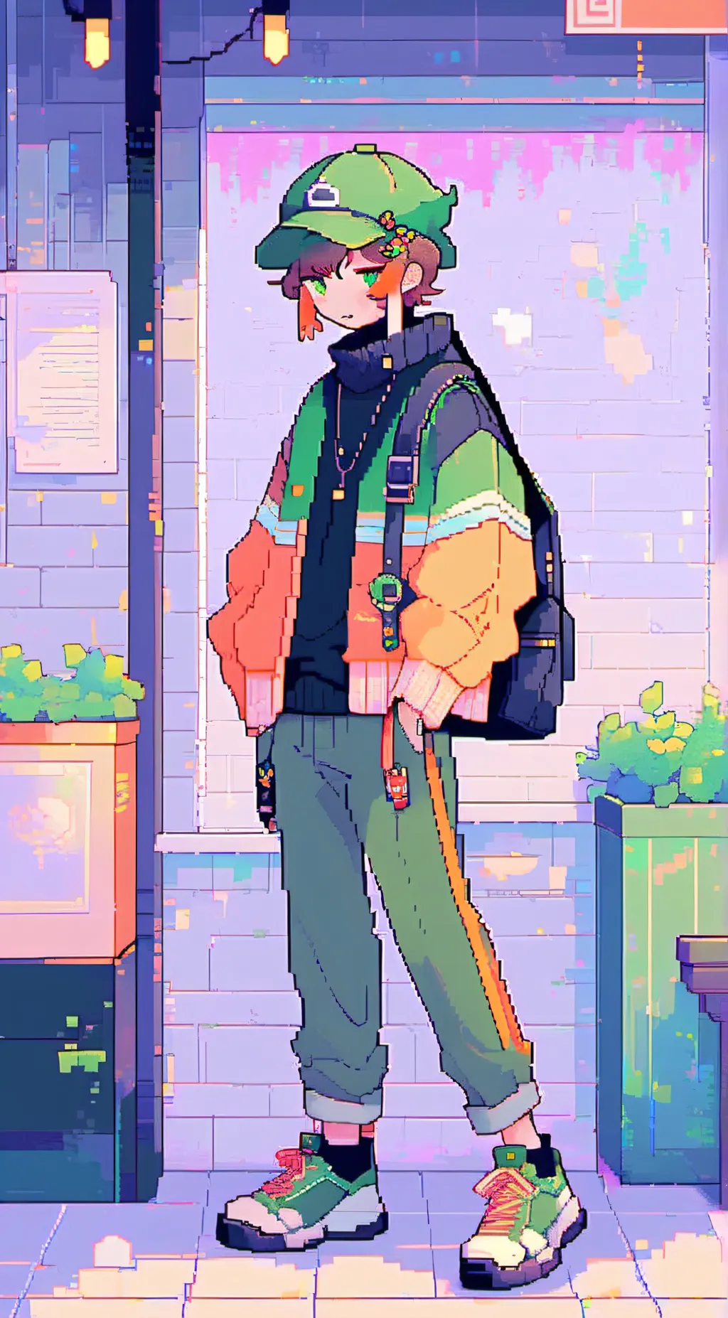 ai character: Kyle broflovski  background