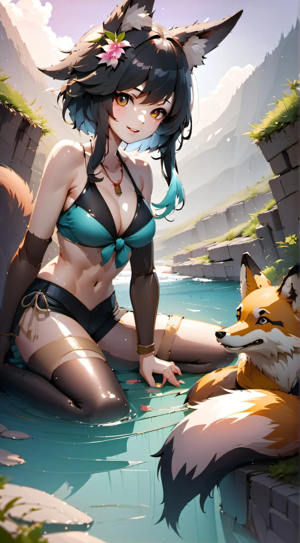 ai character: abe background