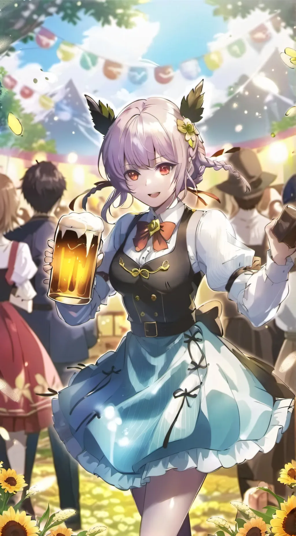 ai character: Bistro routine background