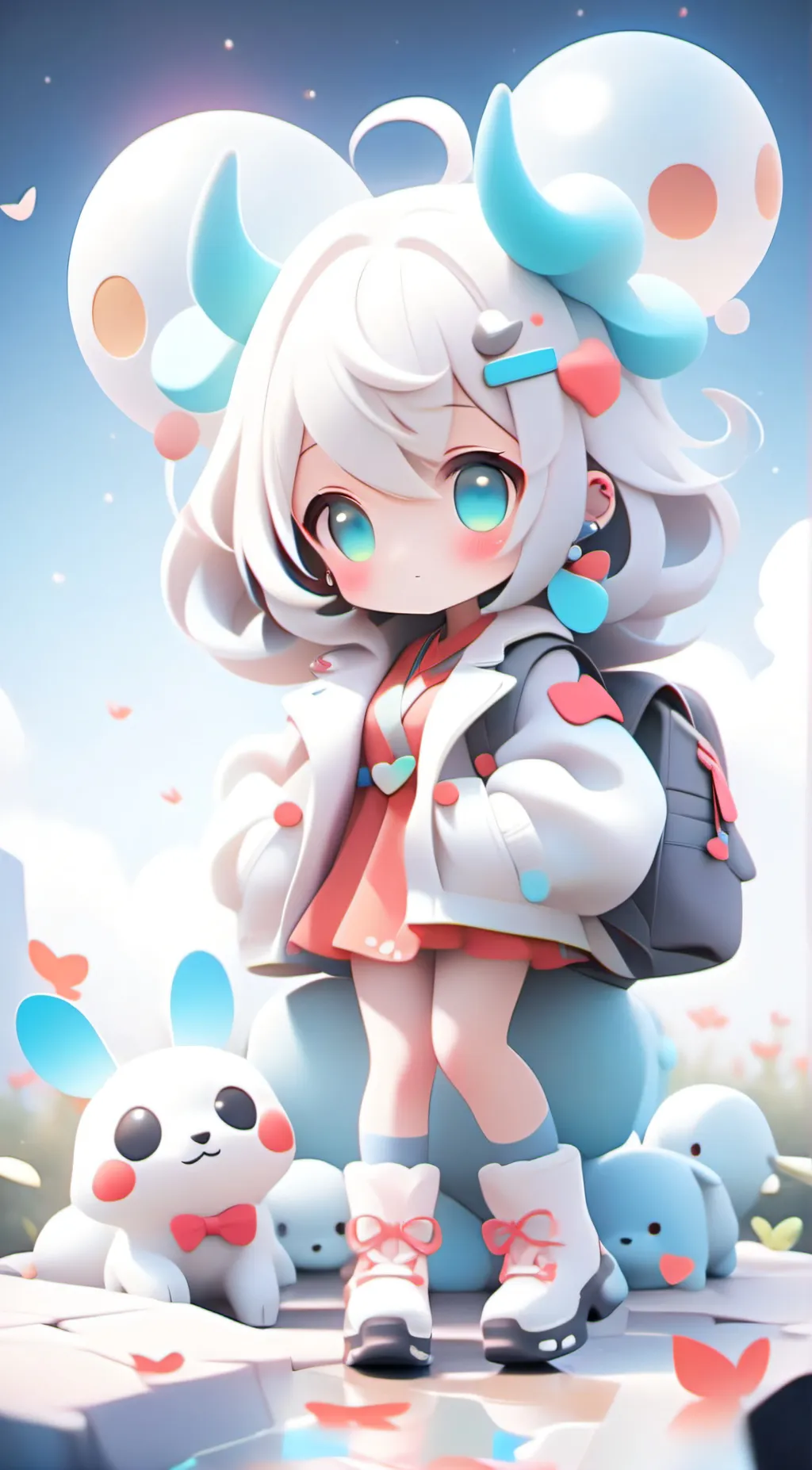 ai character: milo and chip background