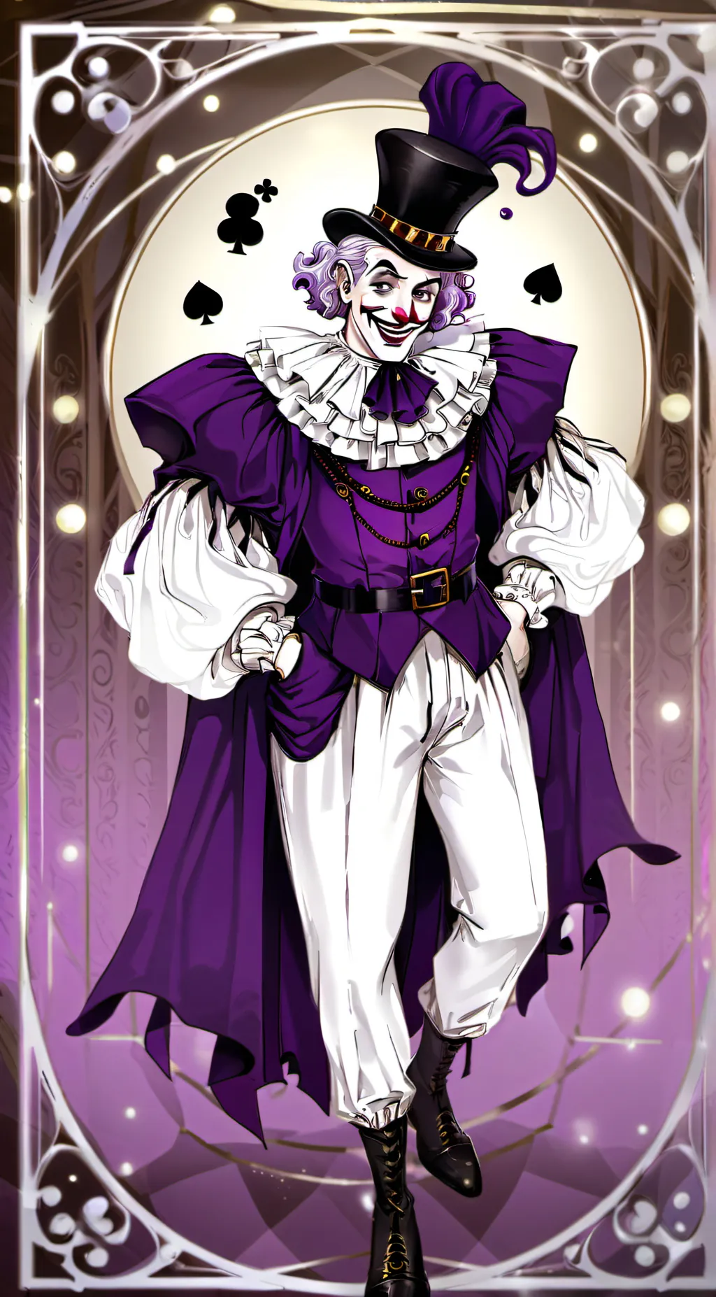 ai character: The Purple Lord background