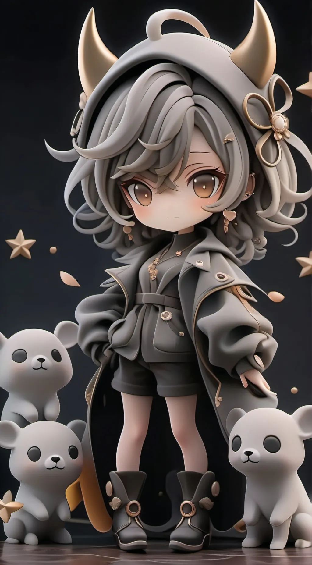 ai character: Overlord meeting  background