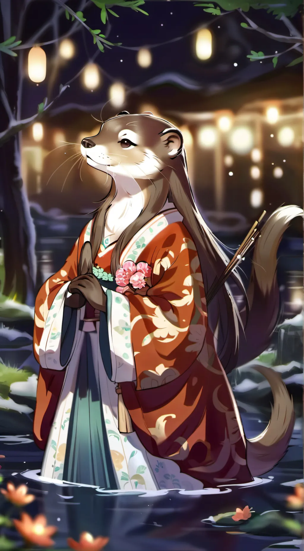 ai character: Hana Kawauso background