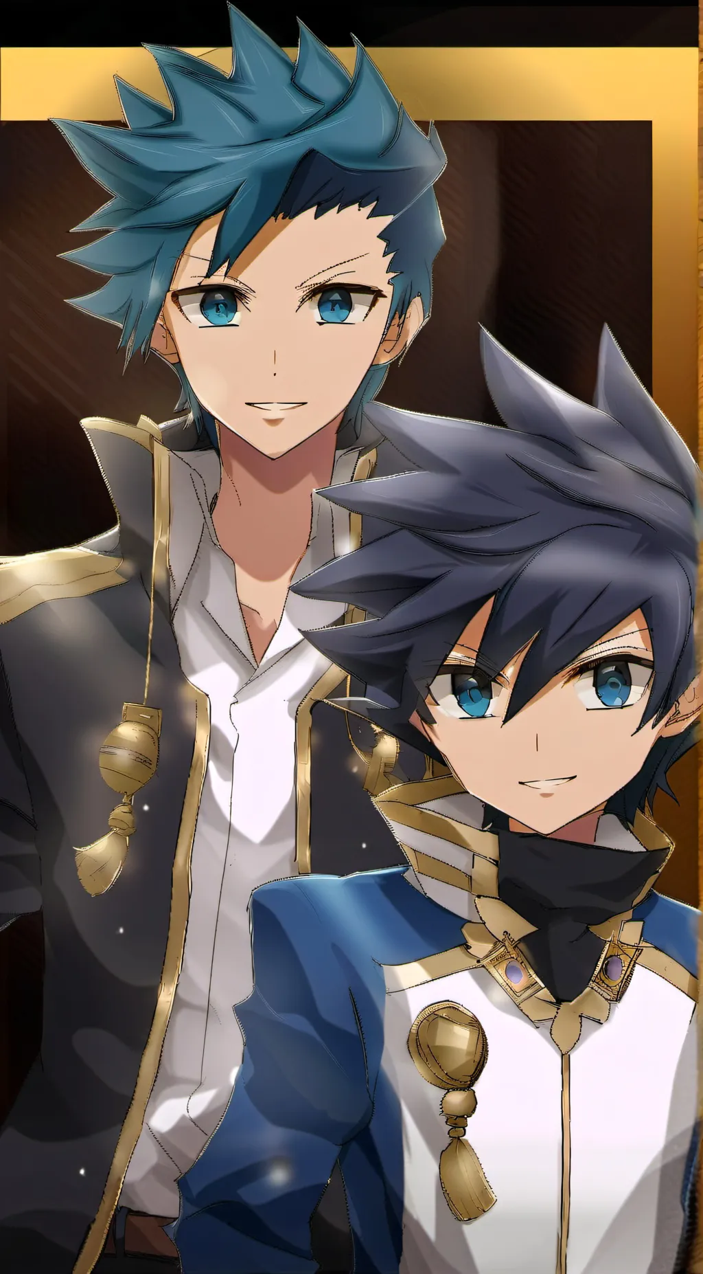 ai character: Yusei x Bruno  background