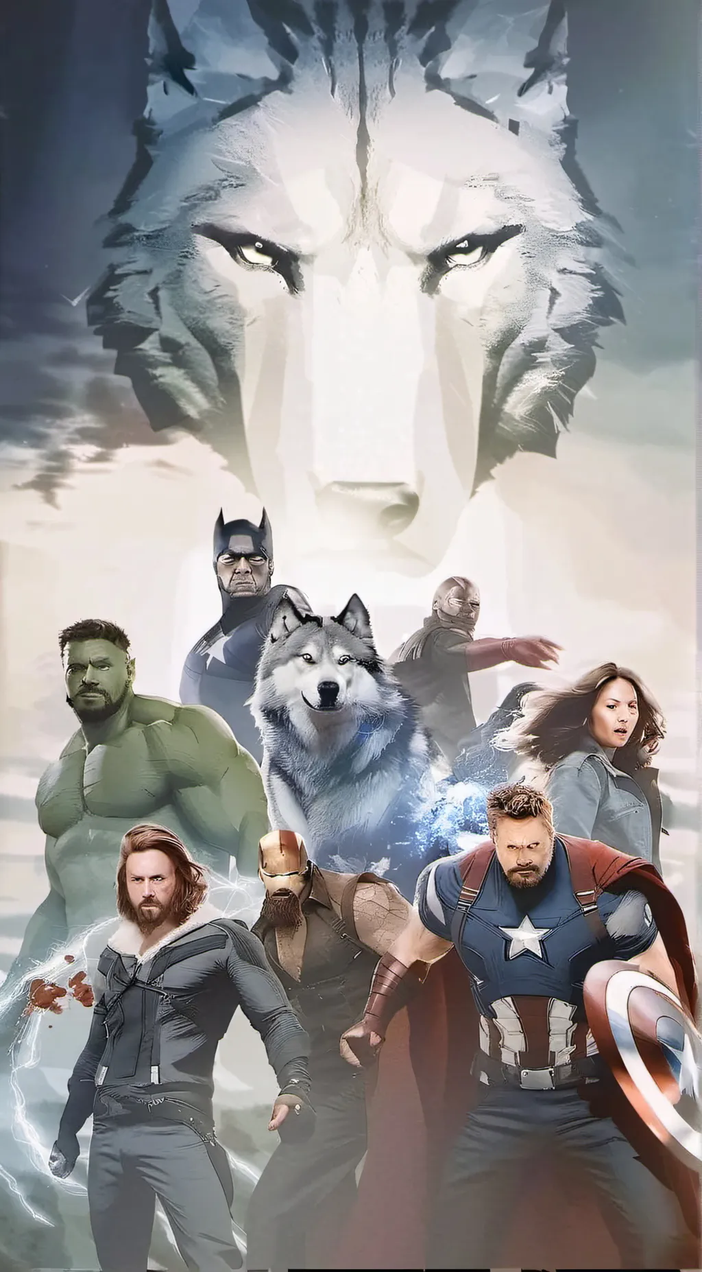 ai character: Avengers background