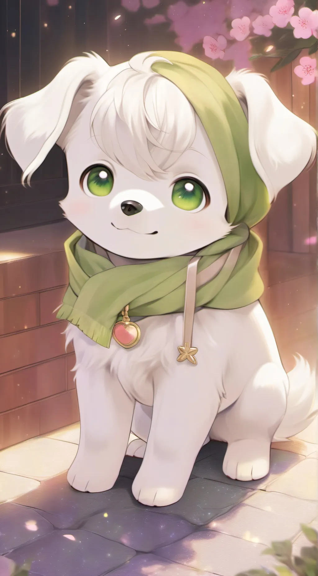 ai character: Dog Deku background