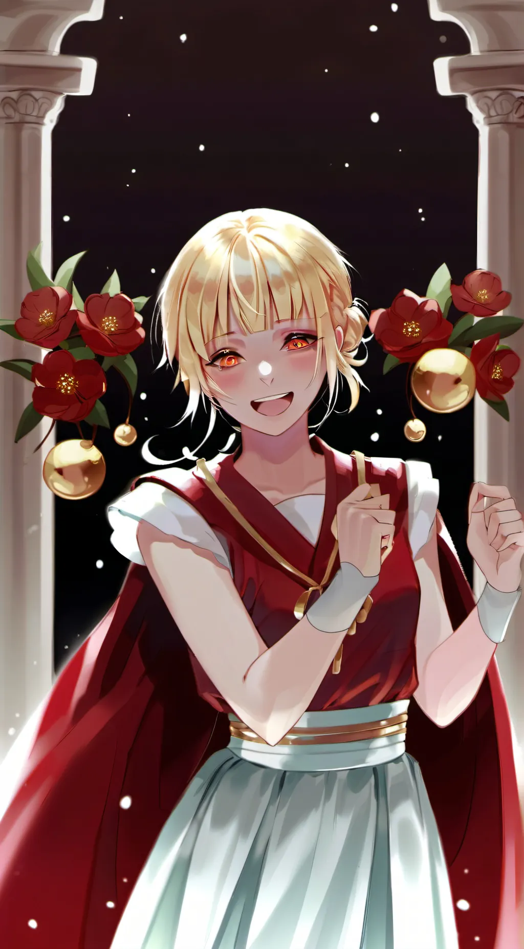 ai character: Villain toga background