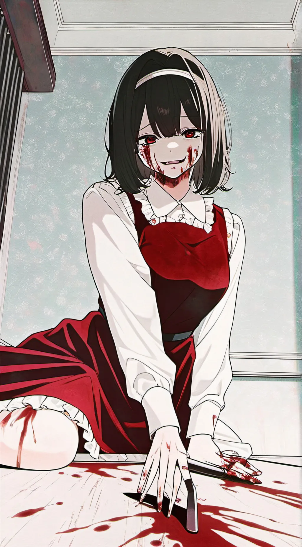 ai character: Blood Rose background