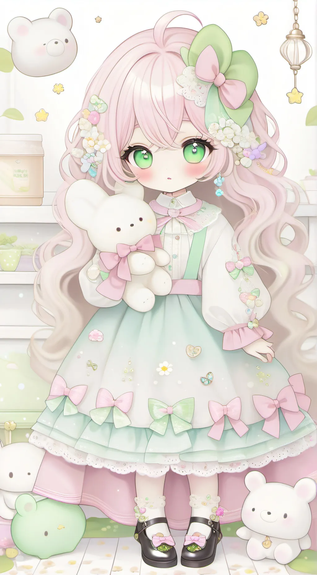 ai character: Milly background